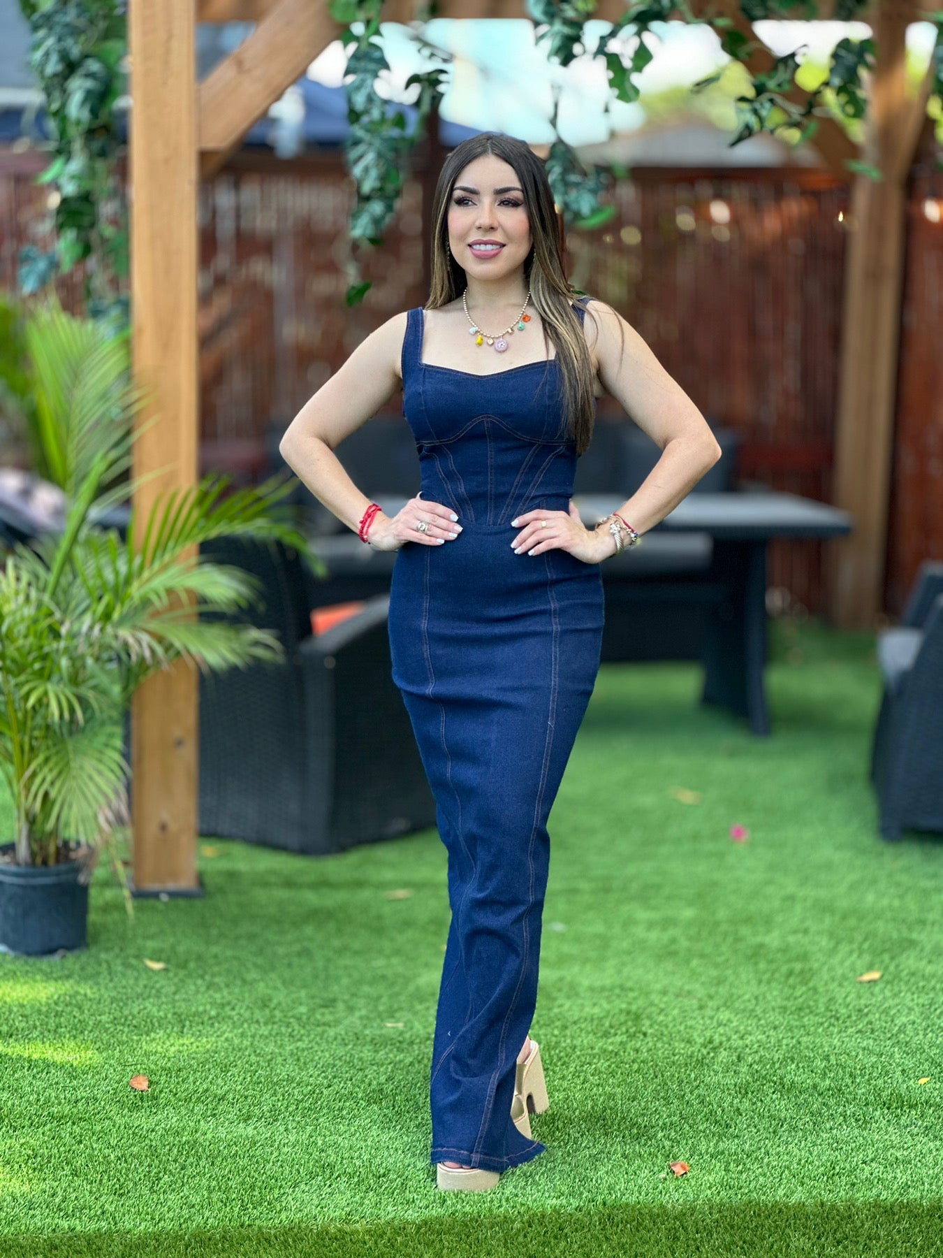 Long Denim Dress – Garage Boutique