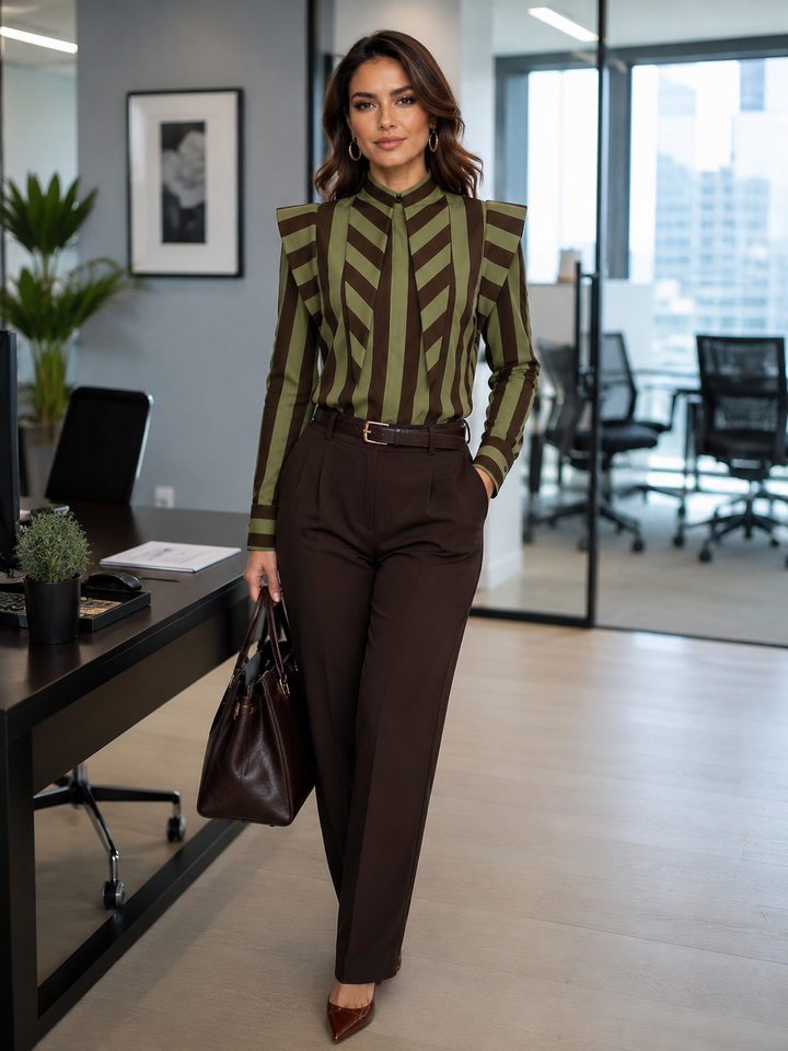 Vittoria Stripe Blouse