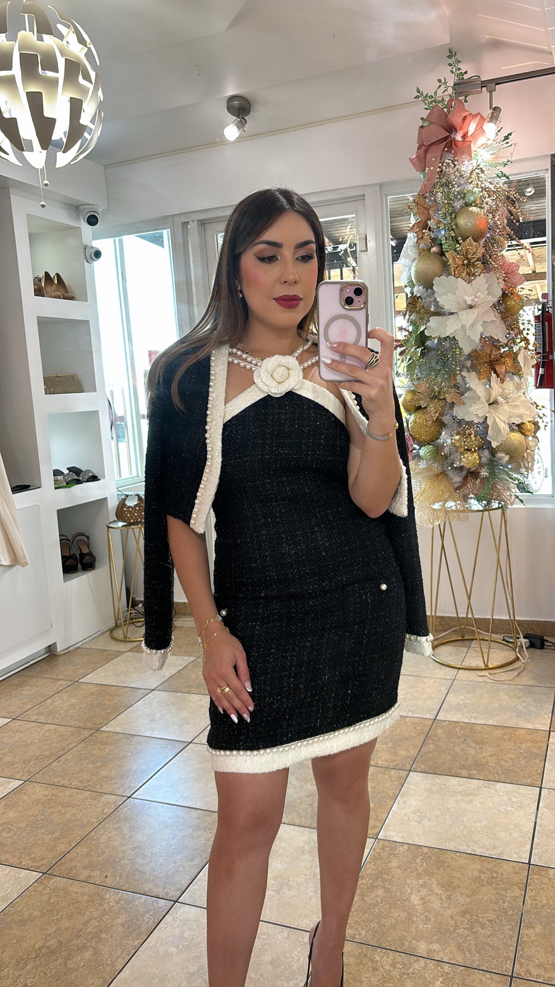2 Piece Tweed Dress
