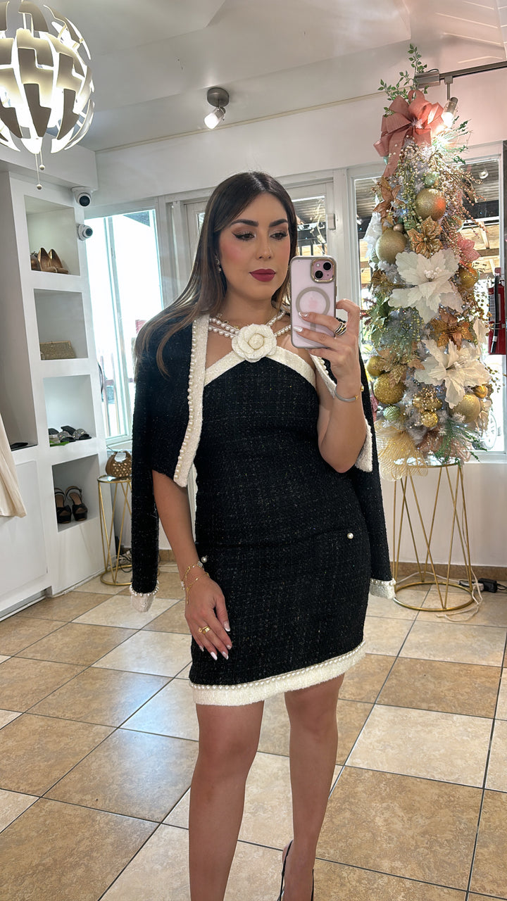 2 Piece Tweed Dress
