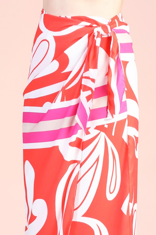 Wrap Midi Skirt