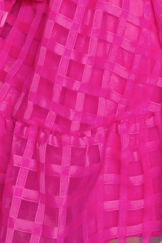 Fuchsia Mini Dress