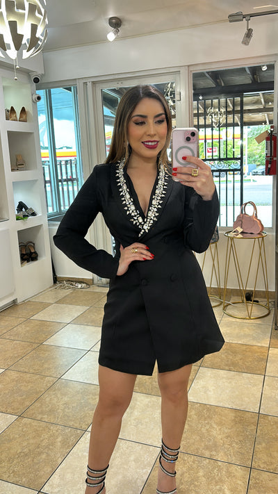 Black Blazer Dress