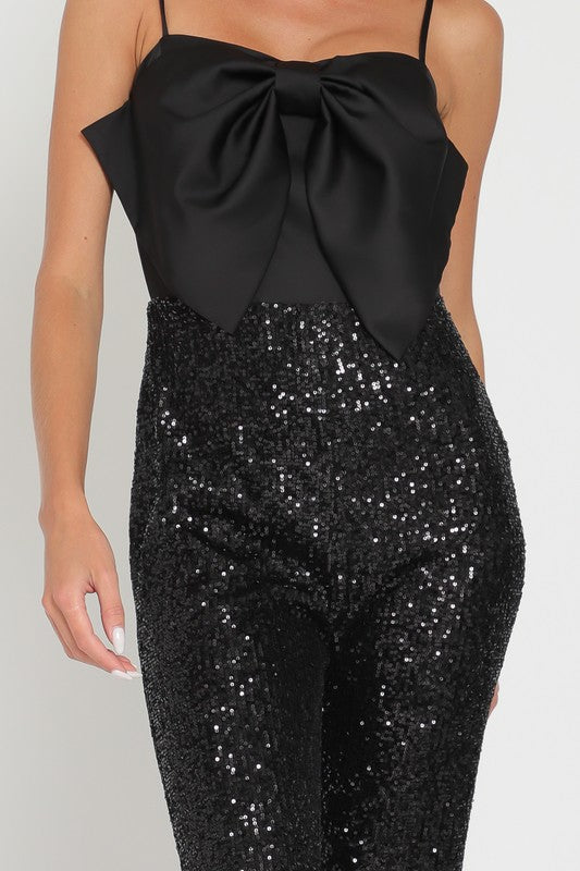 Ribbon & Sequins Jumpsuit