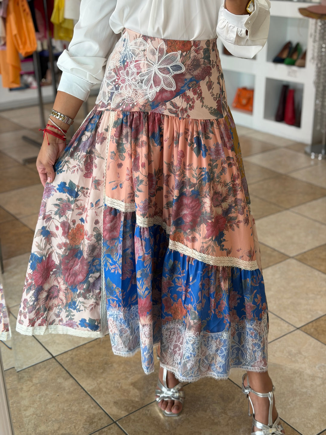 Vintage Rosé Skirt