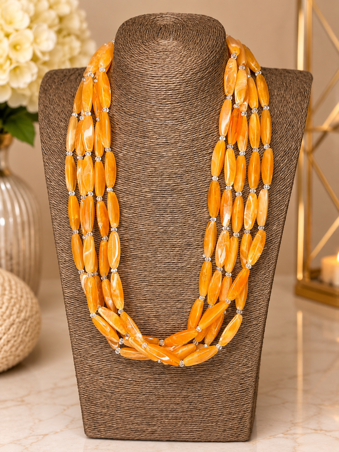 Tangerine Luxe Necklace