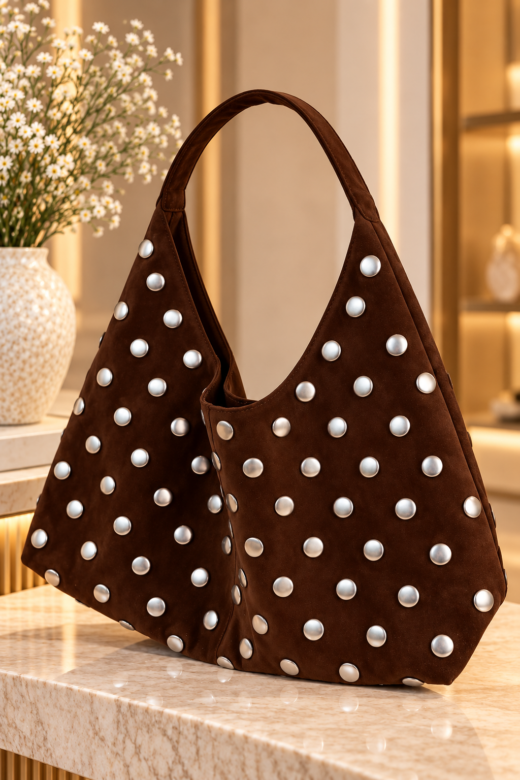 Velvet Tached Purse