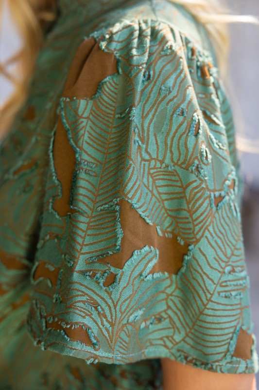 Forest Green Blouse