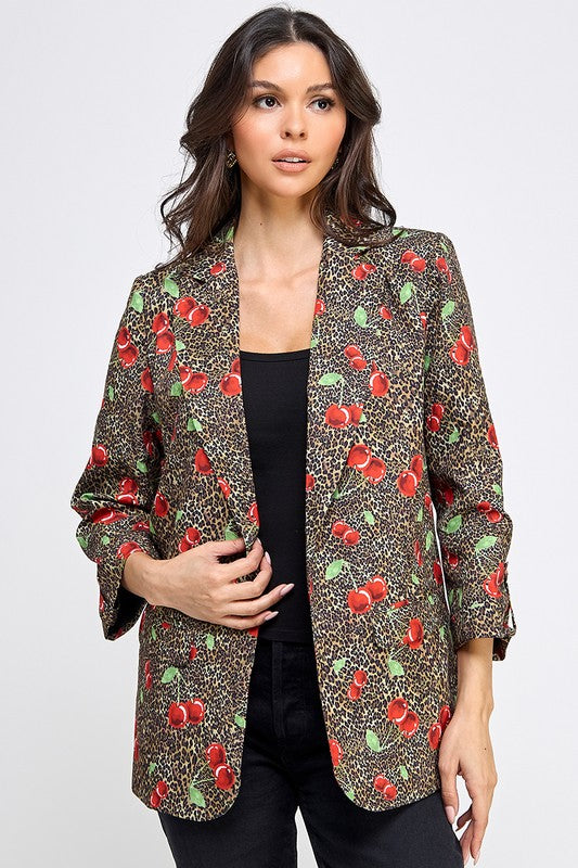 Animal & Cherries Fashion Blazer