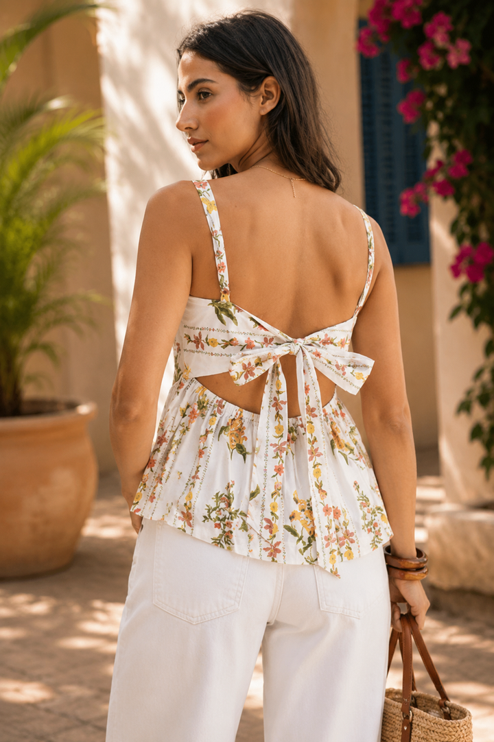 Wildflower Peplum Blouse
