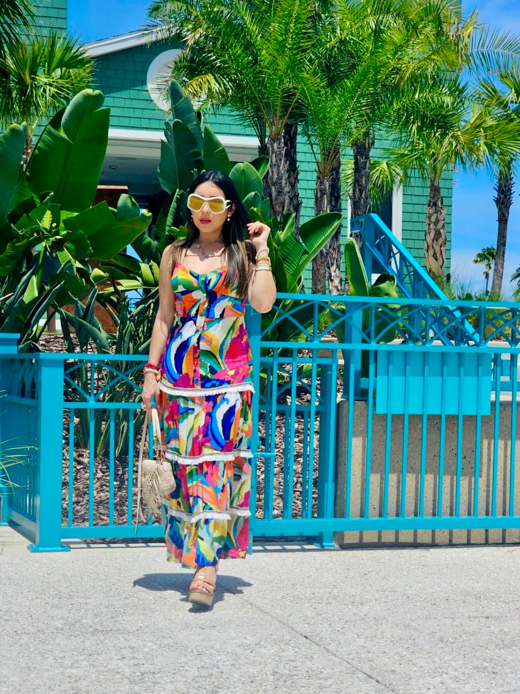 Tropical Maxi Dress