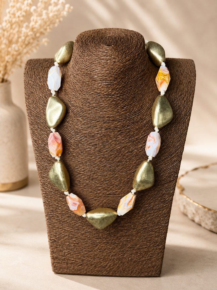 Greek Stone Necklace
