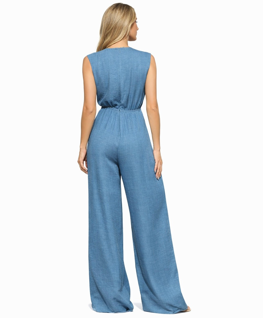 Light Denim Jumpsuit