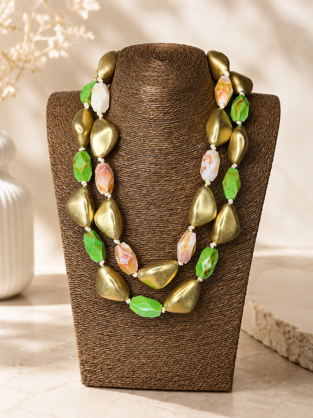 Greek Stone Necklace