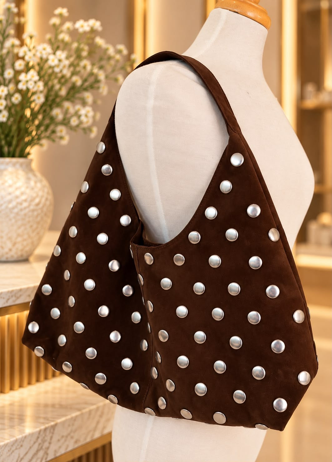 Velvet Tached Purse