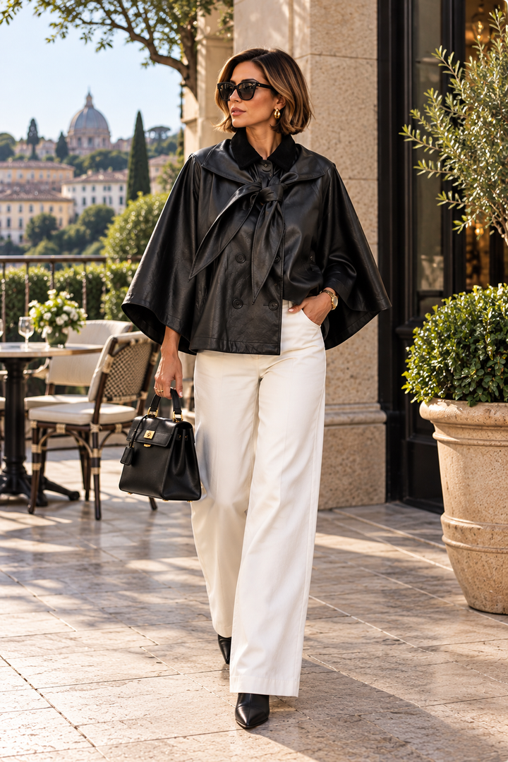 Leather Cape