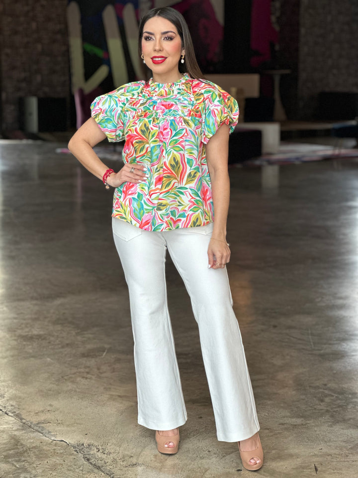 Floral Multi Top