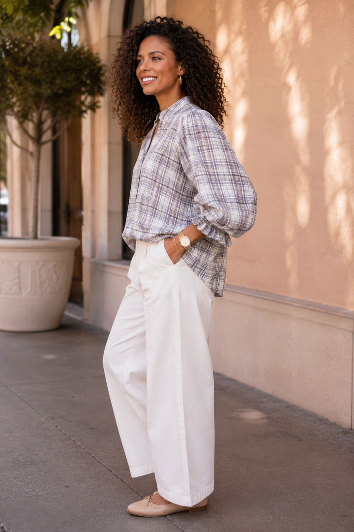 Checkered Blouse