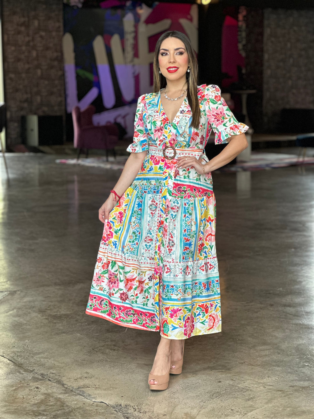 Floral Print Dress