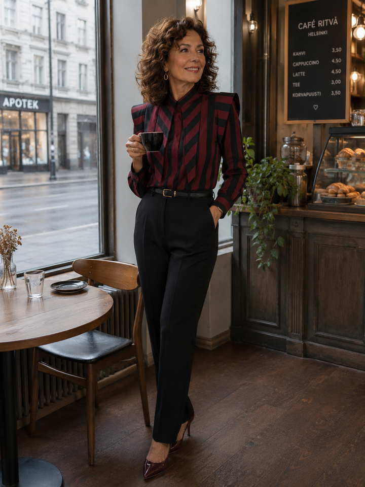 Vittoria Stripe Blouse