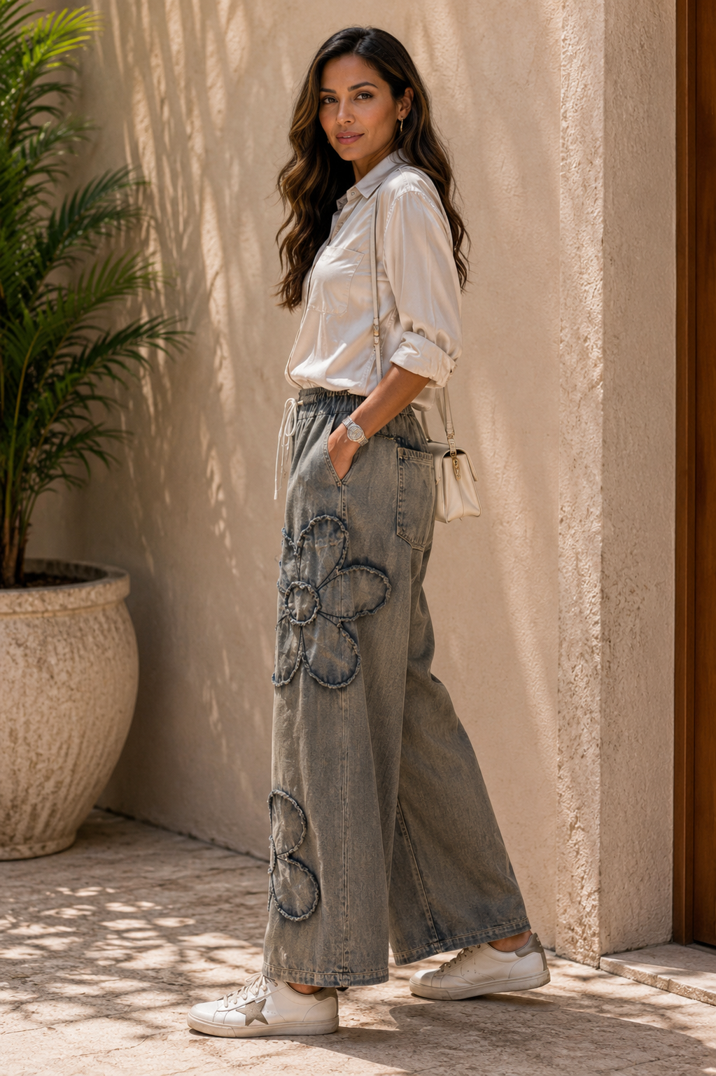Vintage Bloom Denim