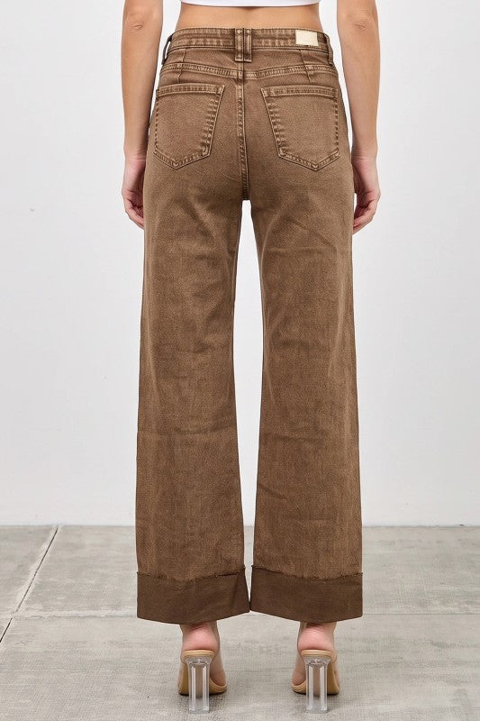 Bordeaux High Straight Jean