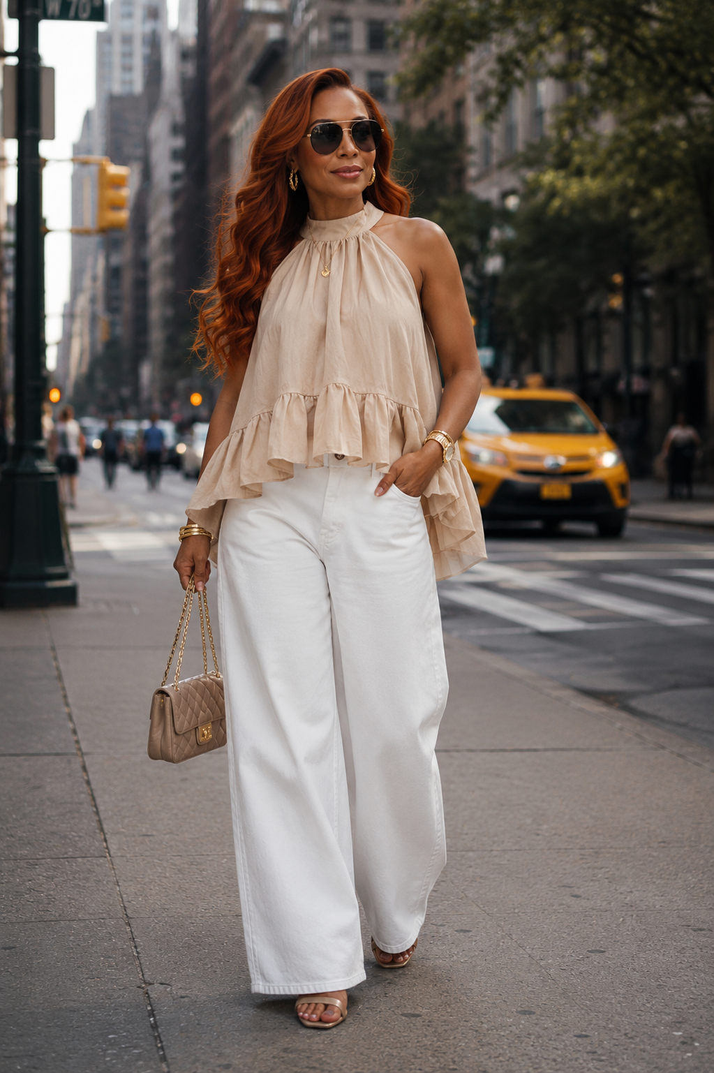 Ruffle Halter Top