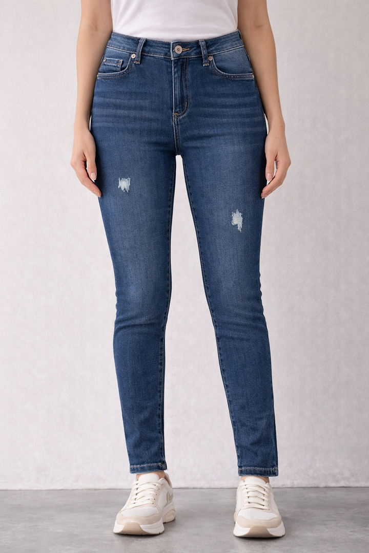 003 Denim Rasgado Skinny Beka