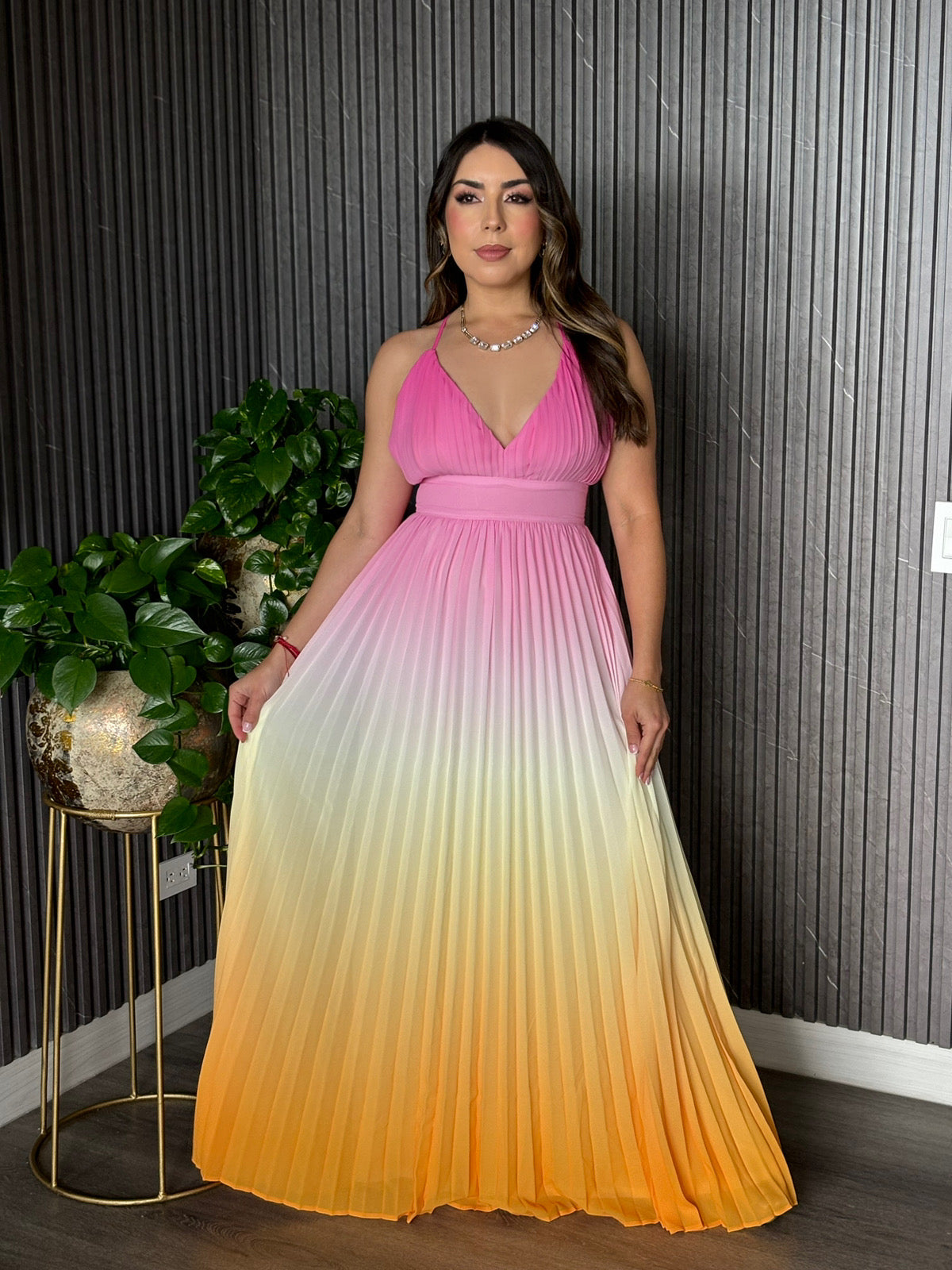 Ombré Maxi Dress