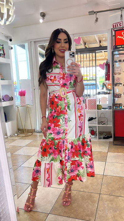 Floral Midi Dress