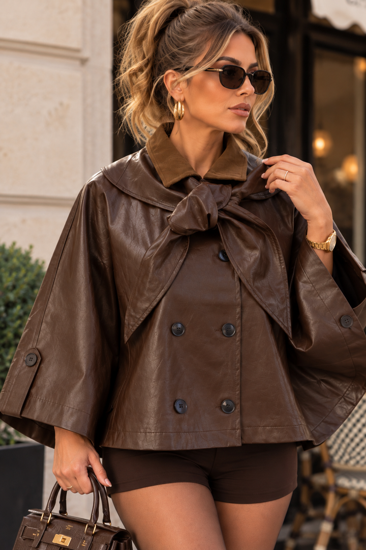 Leather Cape