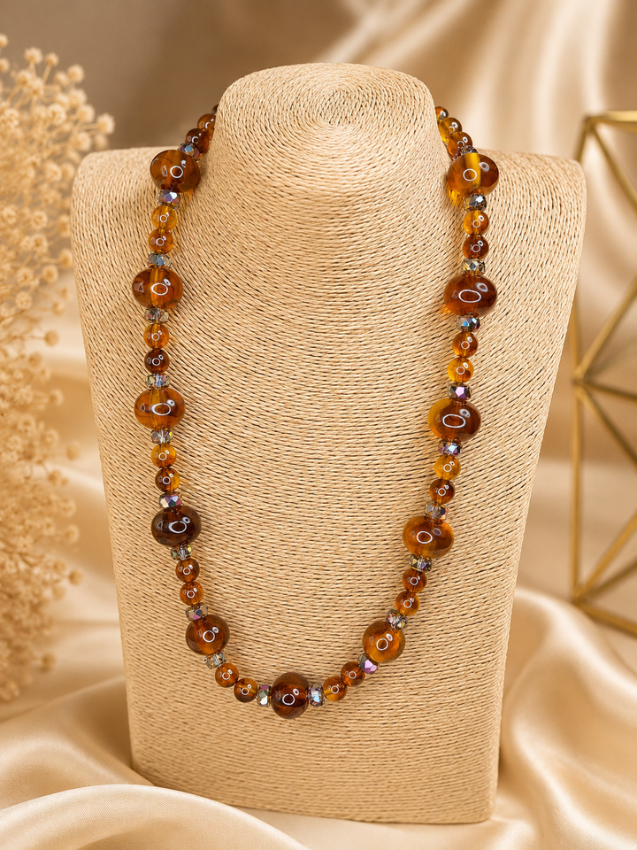 Crystal Amber Necklace
