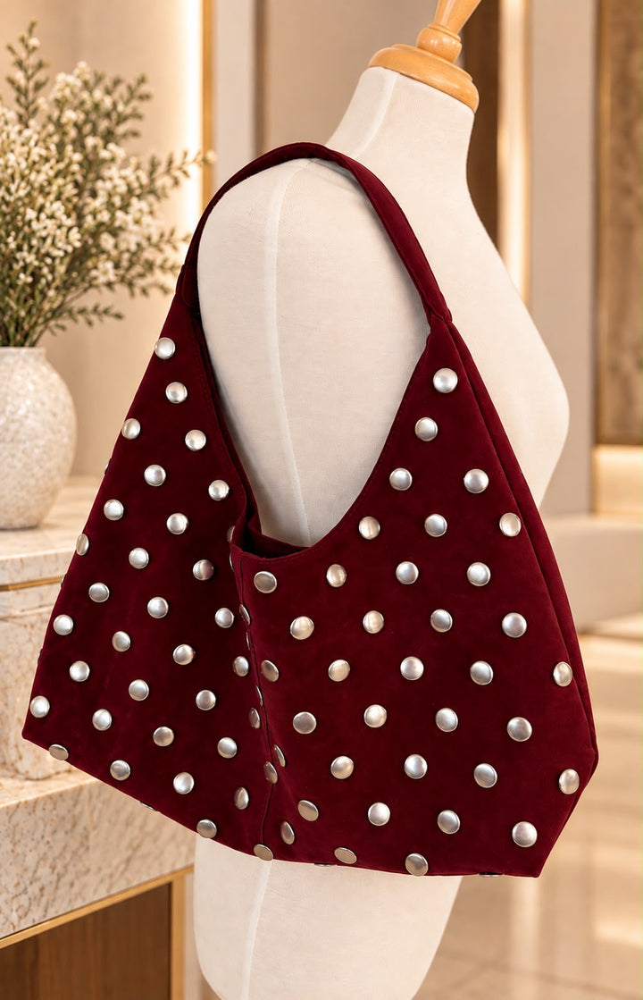 Velvet Tached Purse