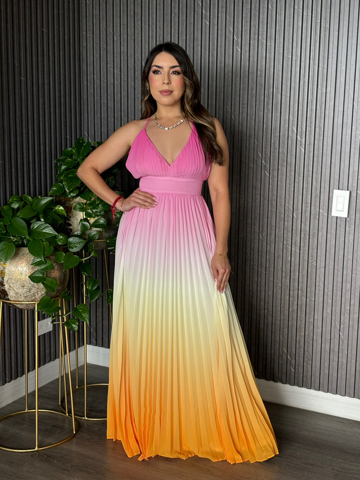 Ombré Maxi Dress