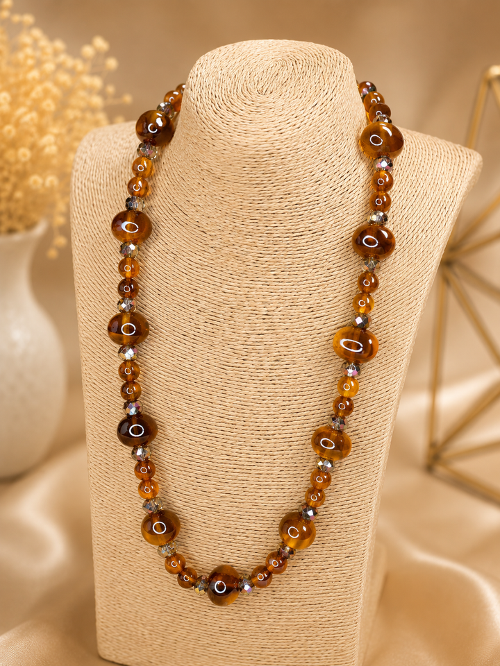 Crystal Amber Necklace