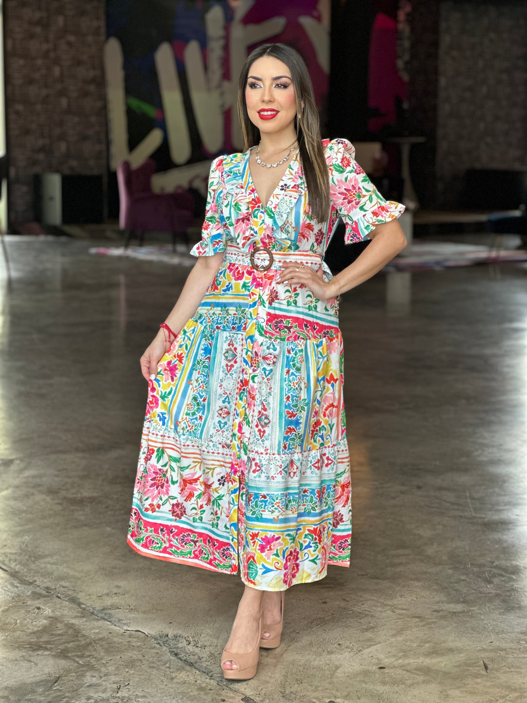Floral Print Dress