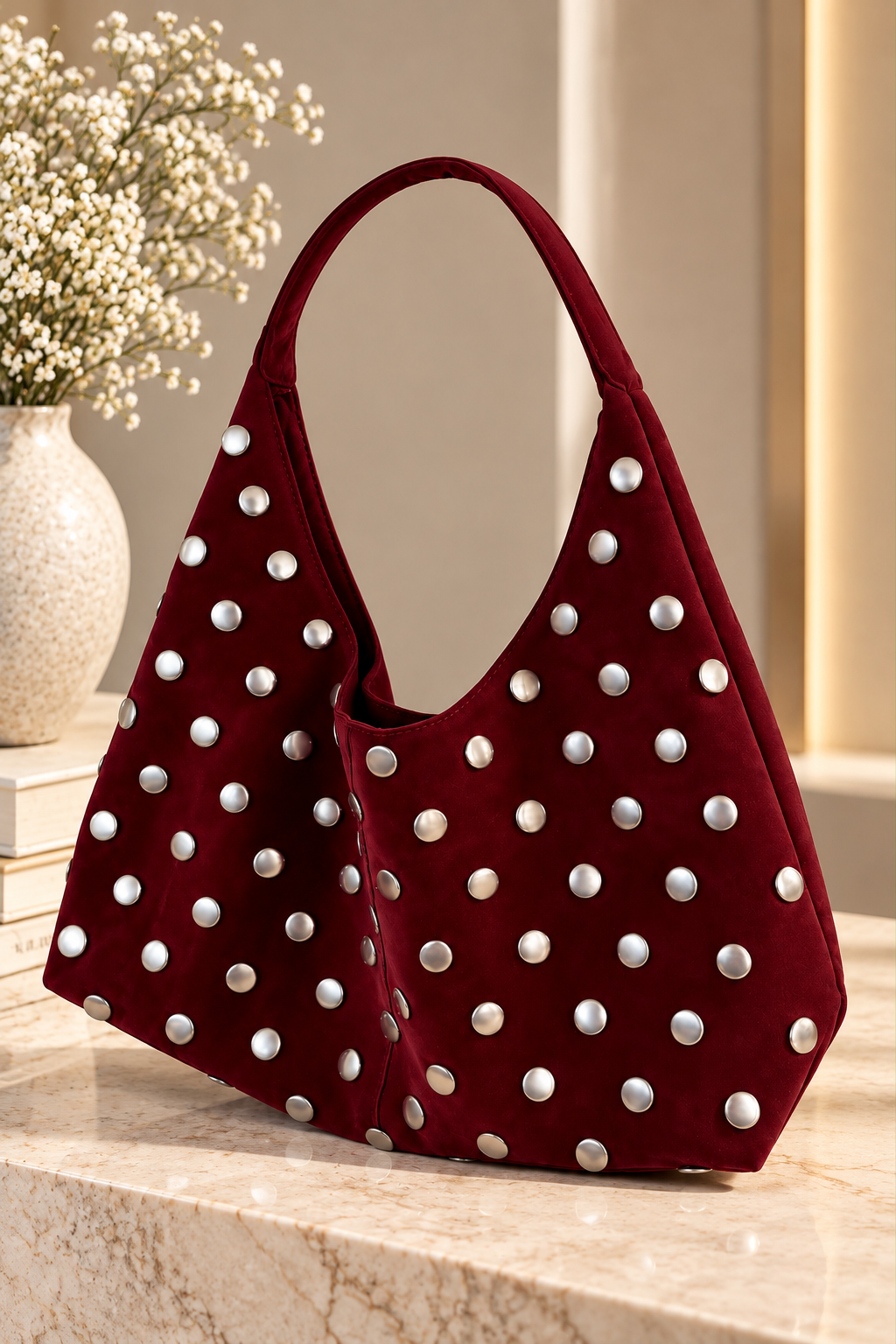 Velvet Tached Purse
