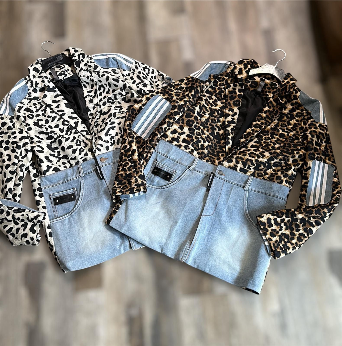 Animal Print Jacket - Brown