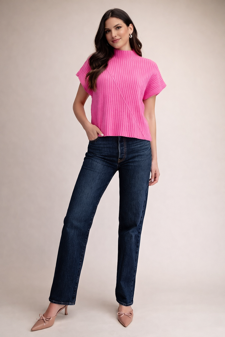 Top Knitted Luxe Blouse