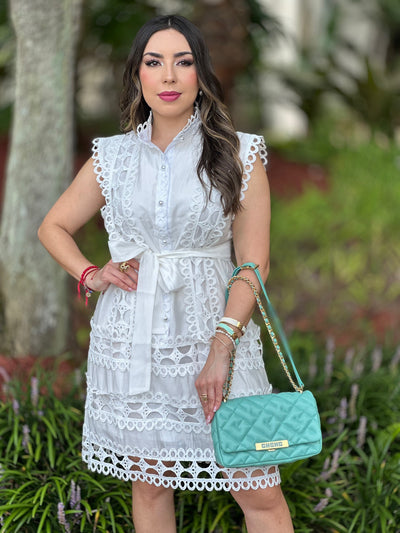 White Short Dress