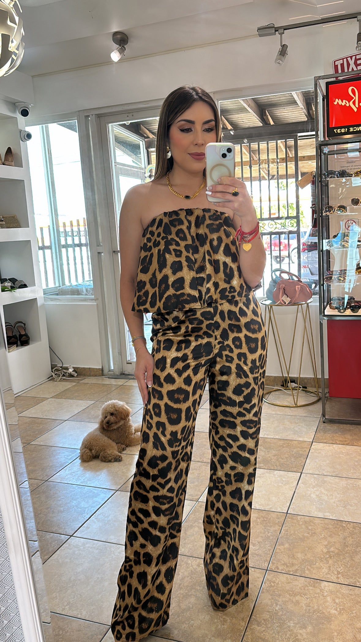 Animal Print Jumpsuit