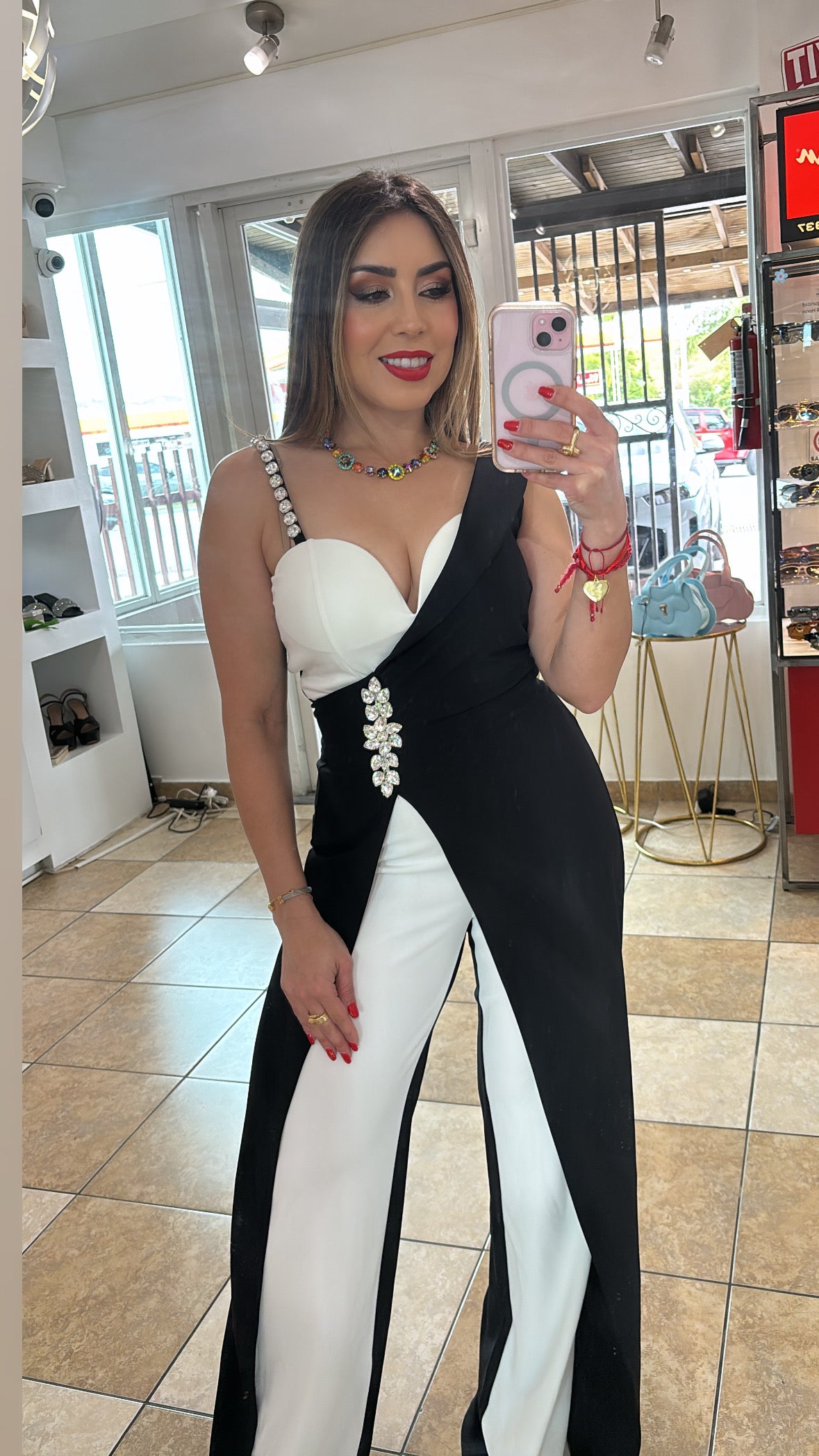 Black & White Jumpsuit