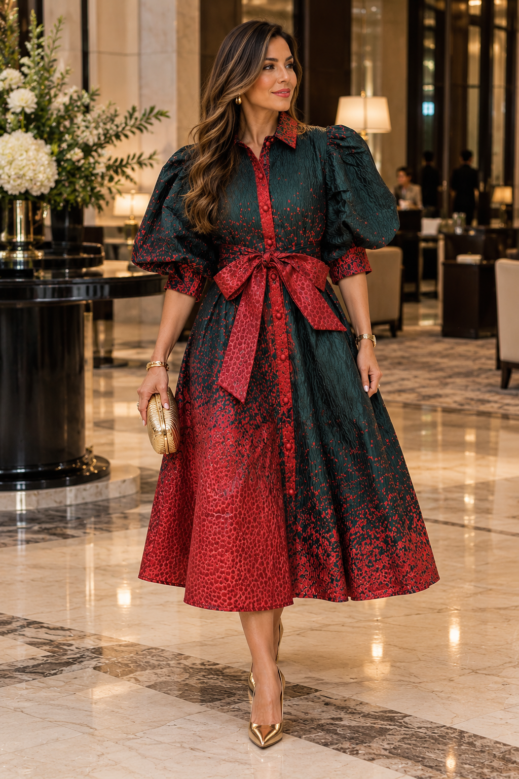 Rubi Gold Dress