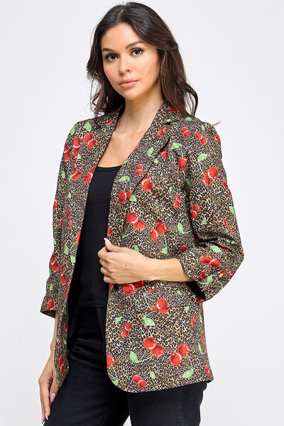 Animal & Cherries Fashion Blazer