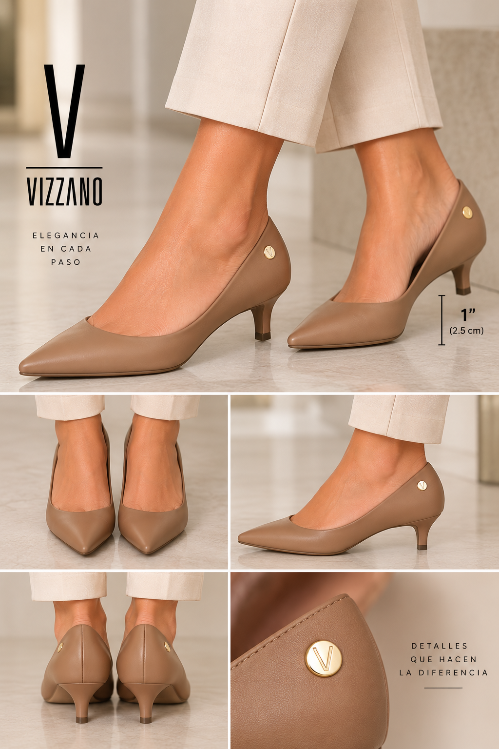 Vizzano Styleto Taupe