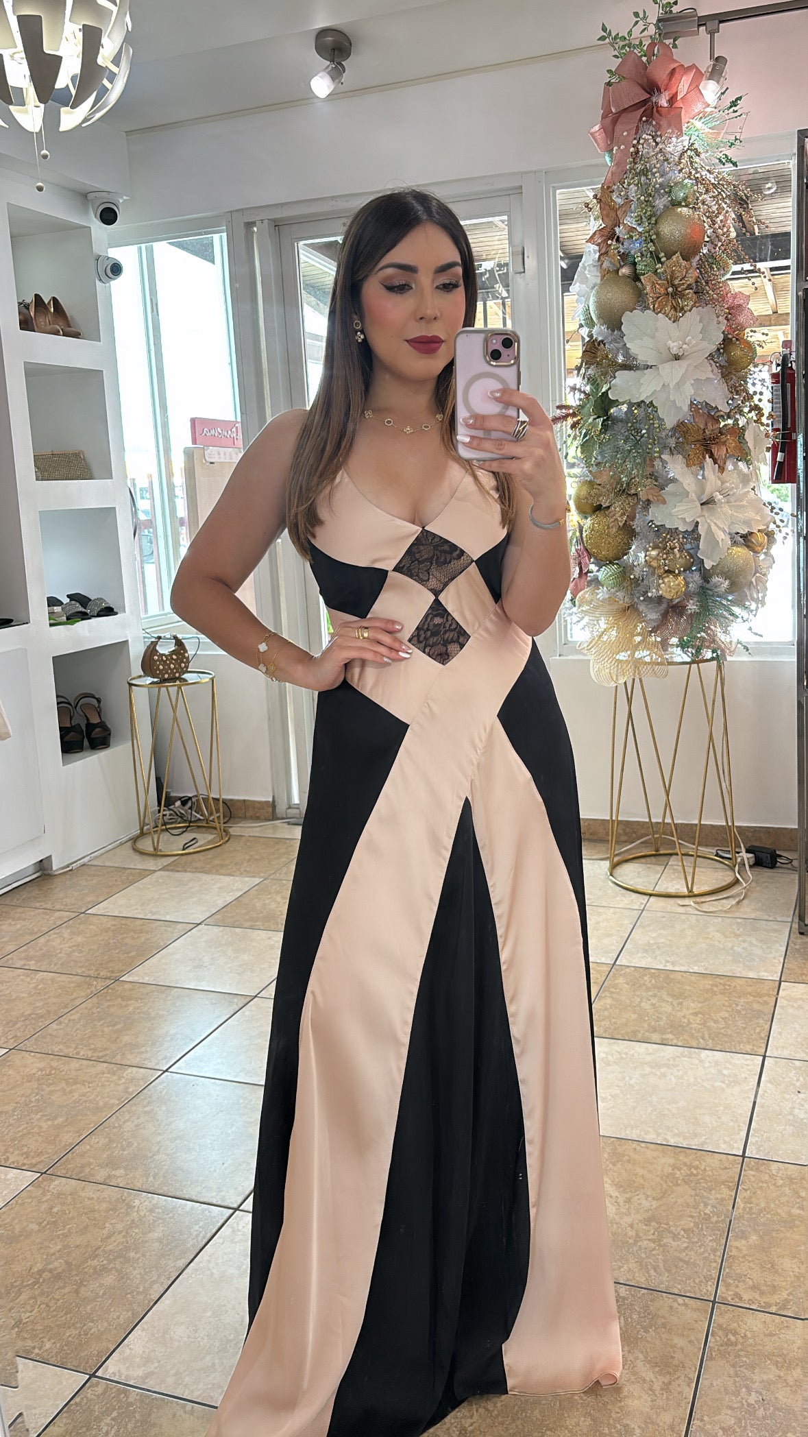 Satin Maxi Dress