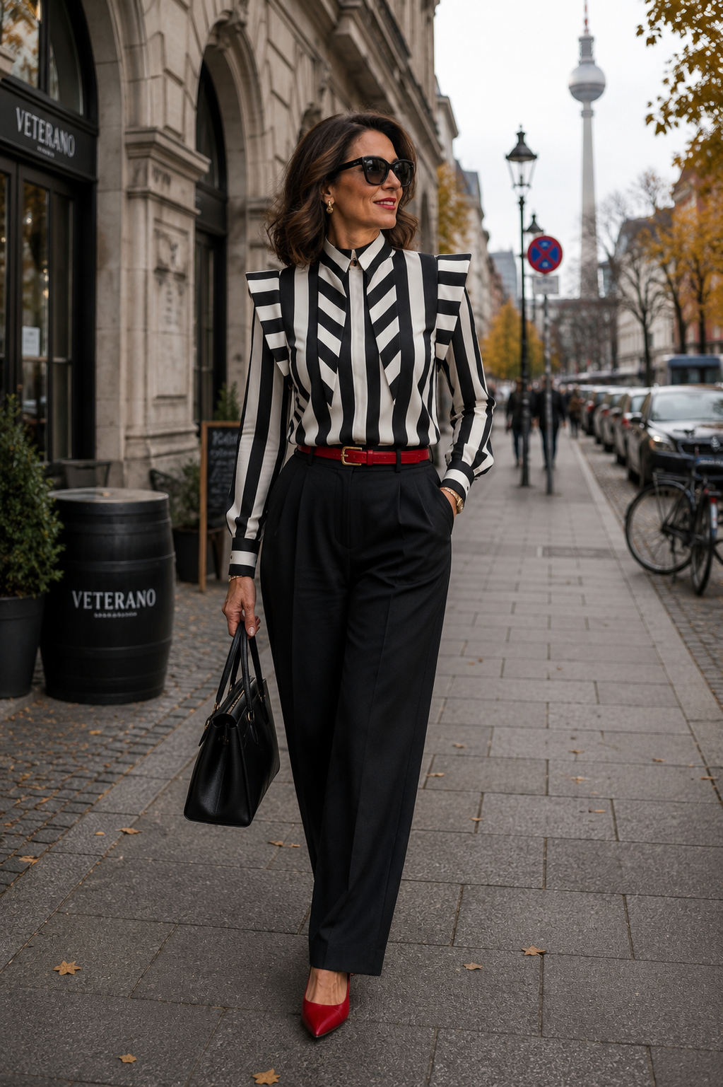 Vittoria Stripe Blouse