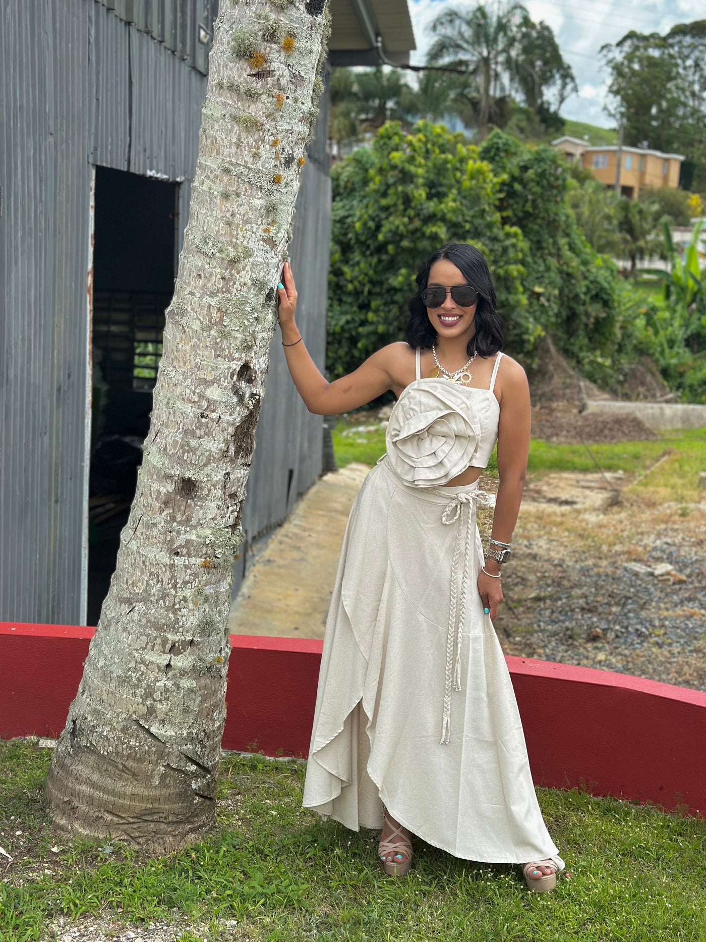 Flower Linen Set