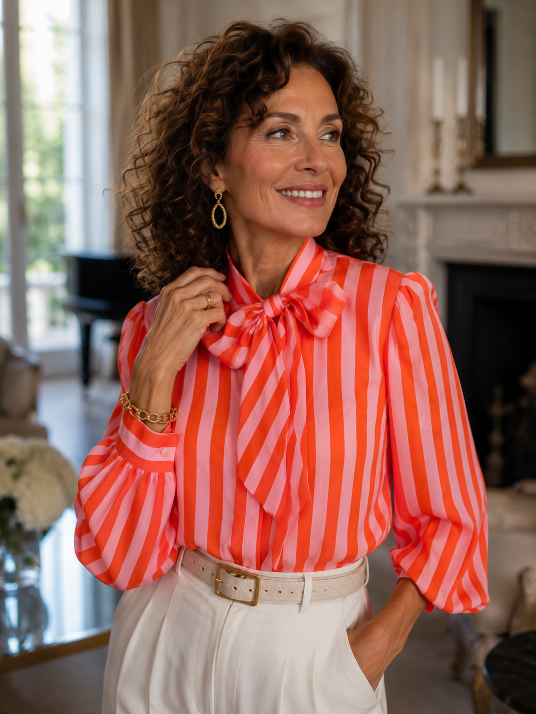 Riviera Stripe Blouse