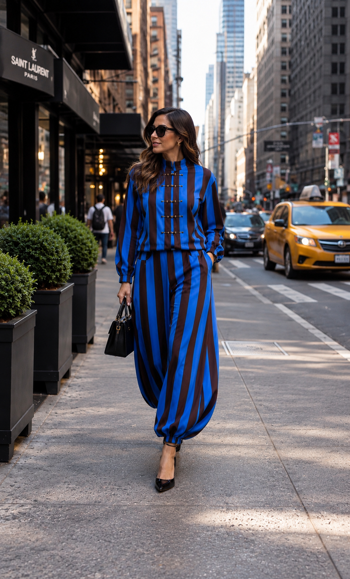 Stripe Travel Set